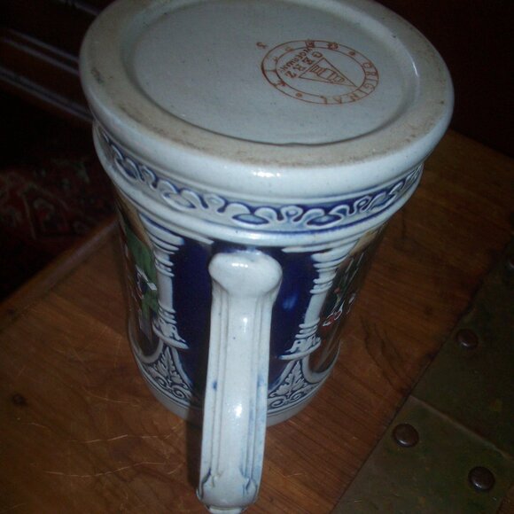 Original GERZIT Gerz West Germany Stoneware Patriotic Independence Beer Stein - Picture 2 of 7